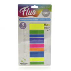 MARCADORES INDEX 180 U FLUO OFFICE BOX FLUO 18009 BLISTER UNIDAD