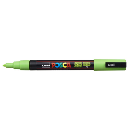 MARCADOR UNI-BALL POSCA PC-3M PUNTA REDONDA 0,9-1,3MM VERDE MANZANA (72)