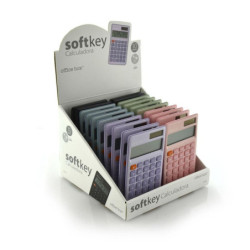 CALCULADORA SOFT KEY OFFICE BOX DISPLAY 20U SURTIDAS LT-S01 EXPOSITOR