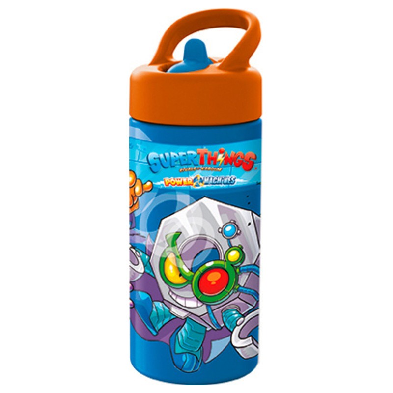 BOTELLA 410ML SUPERTHINGS "KAZOOM KIDS" 20301 17,8*7,4 SAFTA22