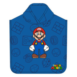 PONCHO DE MICROFIBRA SUPER MARIO 2023SMAR013 SAFTA23 VAC