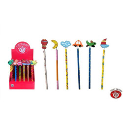 LAPIZ DECORADO SORT MADERA ANIMALES SERIE 3D 6MOD 5963 (36)