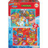 2 PUZZLES DE 48 PIEZAS SUPERTHINGS GUARDIANS OF KAZOOM SAFTA23 ENERO 19204