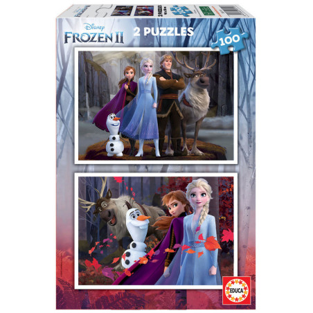 2 PUZZLES DE 100 PIEZAS FROZEN "BELIEVE" SAFTA23 ENERO 18111