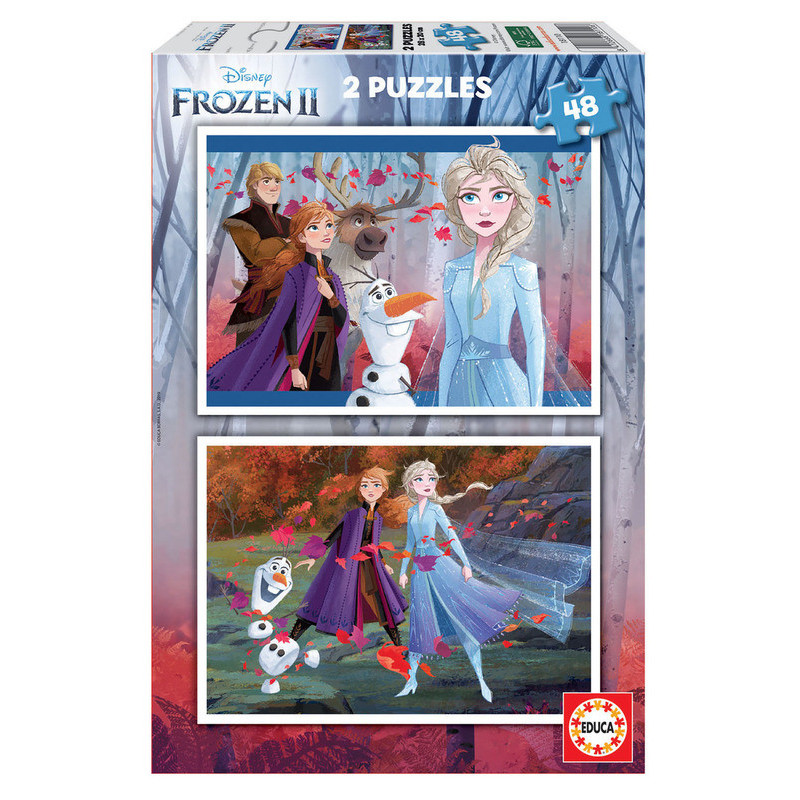 2 PUZZLES DE 48 PIEZAS FROZEN "BELIEVE" SAFTA23 ENERO 18110