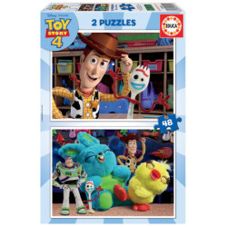 2 PUZZLES DE 48 PIEZAS TOY STORY "READY TO PLAY" SAFTA23 ENERO 18106