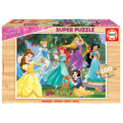 PUZZLE DE MADERA DE 100 PIEZAS PRINCESAS DISNEY "MAGICAL" SAFTA23 ENERO 17628
