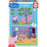 2 PUZZLES DE 48 PIEZAS PEPPA PIG "COSY CORNER" SAFTA23 ENERO 15920
