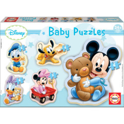 5 BABY PUZZLES DE 3 A 5 PIEZAS MICKEY MOUSE BABY SAFTA23 ENERO 13813