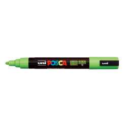 MARCADOR UNI-BALL POSCA PC-5M PUNTA REDONDA 1,8-2,5MM VERDE MANZANA (72)