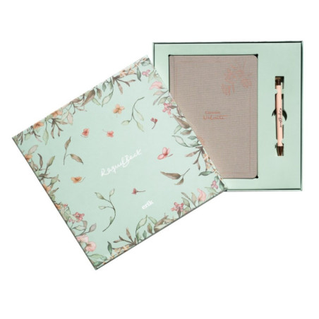 SET CUADERNO PREMIUM RAQUEL BECK A-5 C/BOLIGRAFO SCPA5B01 UNIDAD ERIK