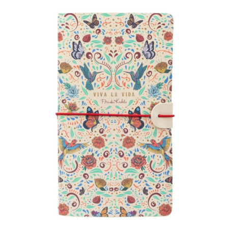 CUADERNO DE VIAJE FRIDA KAHLO C/GOMA CTBV037 UNIDAD ERIK