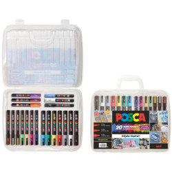 MARCD. POSCA MALETA PVC 20 UDS SURTIDO UNIBALL