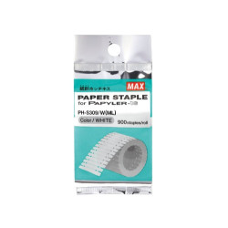 CARTUCHO GRAPAS PAPEL MAX PH-S309/W, BLANCO, C/900
