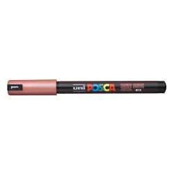 MARCADOR UNI-BALL POSCA PC-1MR PUNTA EXTRA FINA 0,7MM ROJO METALICO (M15)