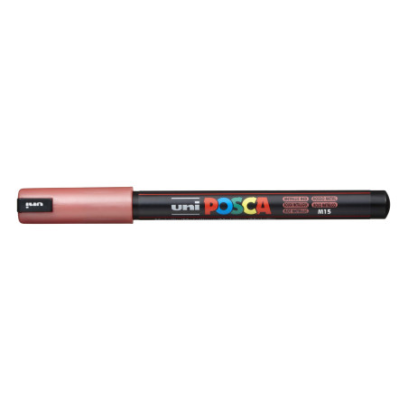 MARCADOR UNI-BALL POSCA PC-1MR PUNTA EXTRA FINA 0,7MM ROJO METALICO (M15)