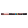 MARCADOR UNI-BALL POSCA PC-1MR PUNTA EXTRA FINA 0,7MM ROJO METALICO (M15)