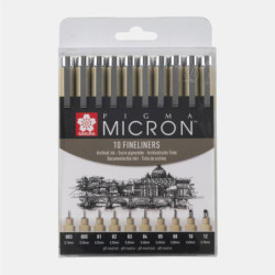 ROTULADOR CALIBRADO SAKURA PIGMA MICRON BLISTER 10U 003 - 1.2 POSXSDK10A TALENS