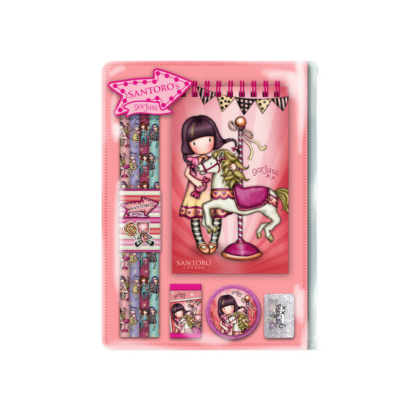 SET DE PAPELERIA GORJUSS GORJUSS™ FAIRGROUND "CAROUSEL" SAFTA23 ENERO 1038GJ09