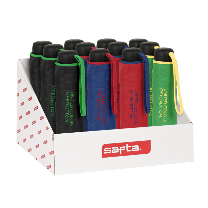 EXPOSITOR PARAGUAS PLEGABLE MANUAL 54 CM BENETTON "TOPITOS" SAFTA23 ENERO 312351919