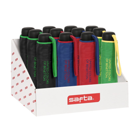 EXPOSITOR PARAGUAS PLEGABLE MANUAL 54 CM BENETTON "TOPITOS" SAFTA23 ENERO 312351919