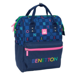 MOCHILA CON ASAS PARA PORTATIL 13" BENETTON "DAMERO" SAFTA25 ENERO 612550838