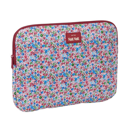 FUNDA PARA PORTATIL 14'' "FLORES COIMBRA BURDEOS" SAFTA25 ENERO 103806