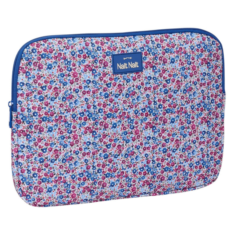 FUNDA PARA PORTATIL 14'' "FLORES COIMBRA AZUL" SAFTA25 ENERO 103801