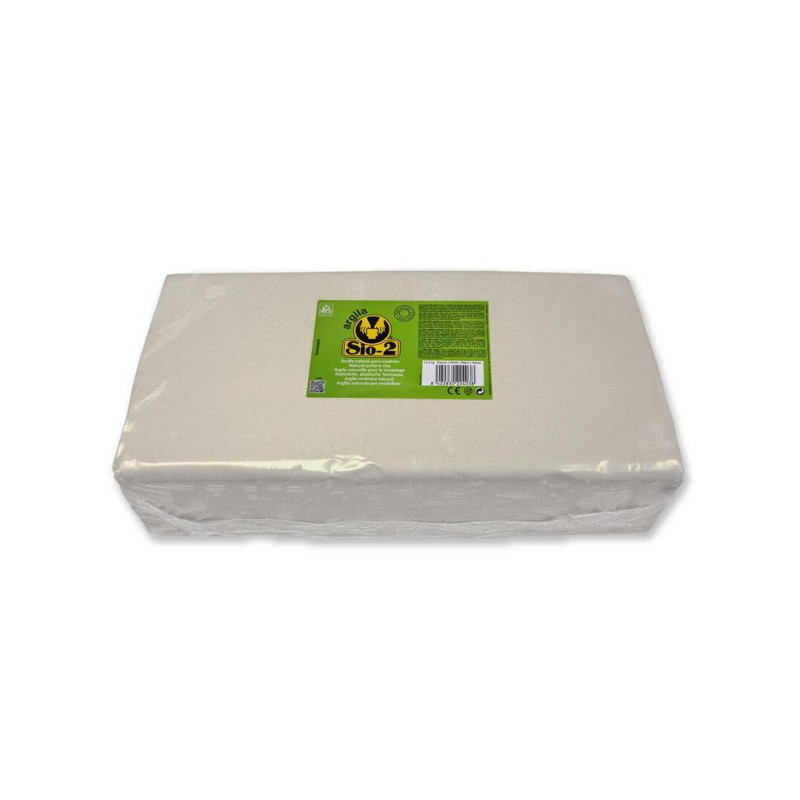 ARCILLA SIO-2 BLANCA CORTE 12,5KG UNIDAD