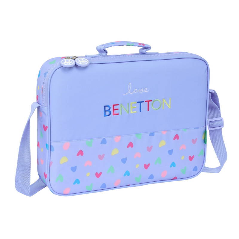 CARTERA EXTRAESCOLARES BENETTON "LILA" SAFTA25 ENERO 612551385