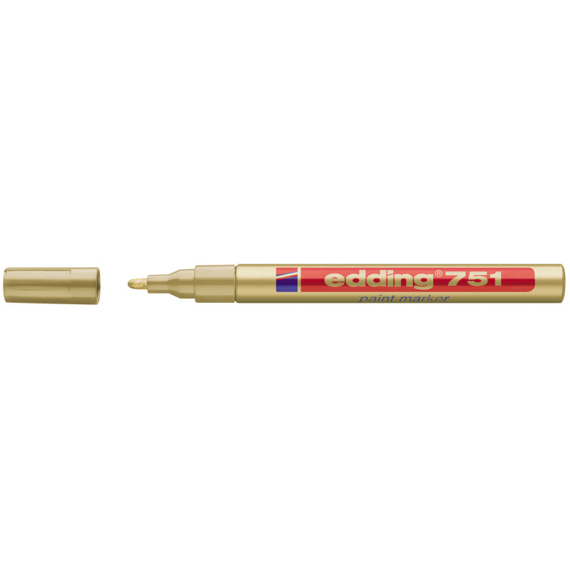 MARCD. EDDING 751 ORO 1-2MM TINTA OPACA