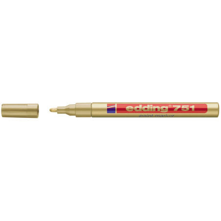 MARCD. EDDING 751 ORO 1-2MM TINTA OPACA