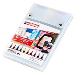 ROTULADOR EDDING 1340 PINCEL SURTIDO 10 COLORES BLISTER