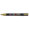 MARCADOR UNI-BALL POSCA PC-3M PUNTA REDONDA 0,9-1,3MM ORO -25-