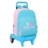 MOCHILA GDE. C/RUEDAS COMPACT EVOL. EXT. BENETTON "UNIQUE" SAFTA25 ENERO 612552218
