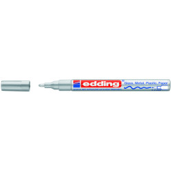 MARCD. EDDING 751 PLATA 1-2MM TINTA OPACA