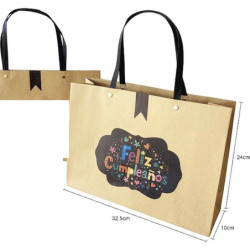 BOLSA REGALO FELIZ CUMPLEAÑOS 24*32,5 MEDIANA ARGU 41981 PTE 12U