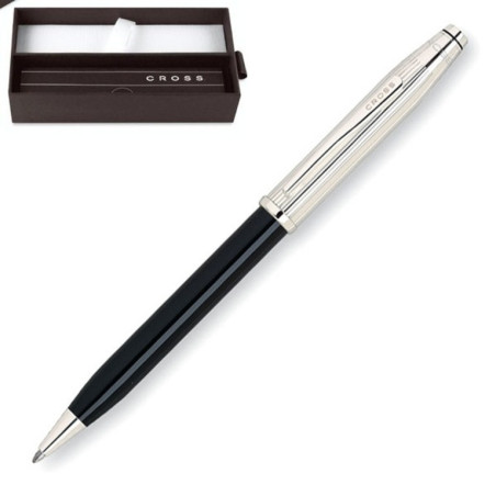 BOLIGRAFO CROSS CENTURY II TUXEDO PLATA NEGRO 462WG-5 ^