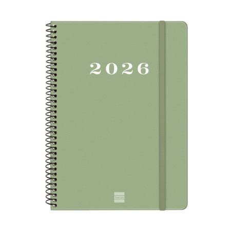 AGENDA MY E10 SVH 2026 VERDE+ FINOCAM26 743502026 171 X 9 X 212 MM