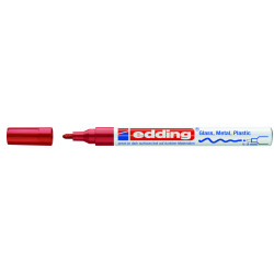MARCD. EDDING 751 ROJO 1-2MM TINTA OPACA
