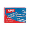 CLIPS LABIADOS Nº 2 (32MM) PLATA CJ.100 APLI