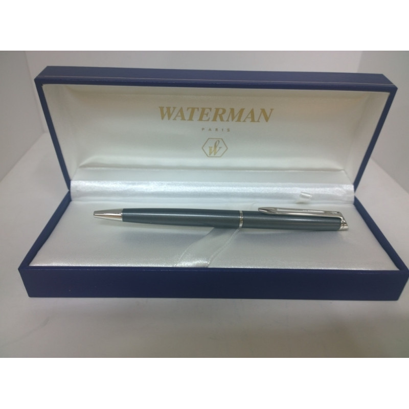 BOLIGRAFO WATERMAN HEMISPHERE GRIS PURPURINA CT ^