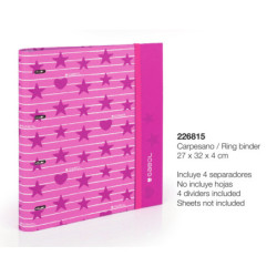 CARPEBLOC DEC RINGBOOK C/SEPARADORES GABOL20 SHINY GIRL 226815