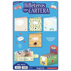 TARJETA FELICITACION ARGU BILLETERO 38727 C/48U