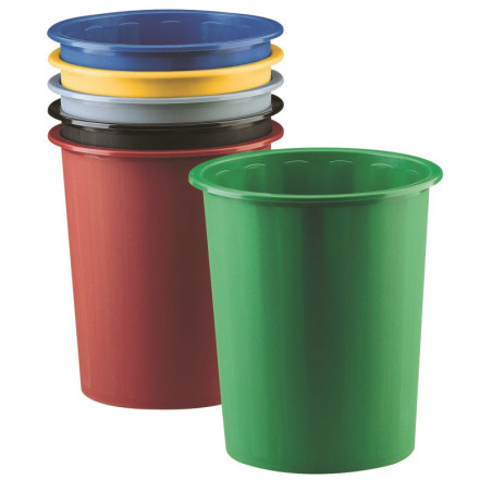 PAPELERA PLASTICO 305 AZUL 14 L FAIBO
