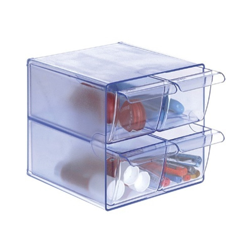 MODULO SOBREMESA APILABLE 4 CAJONES PEQ. ARCHICUBO 6704 ^ A-2000