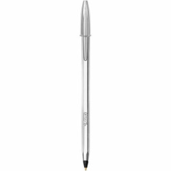 BOLIGRAFO BIC CRISTAL CELEBRATION PLATA CAJA 20U 921339