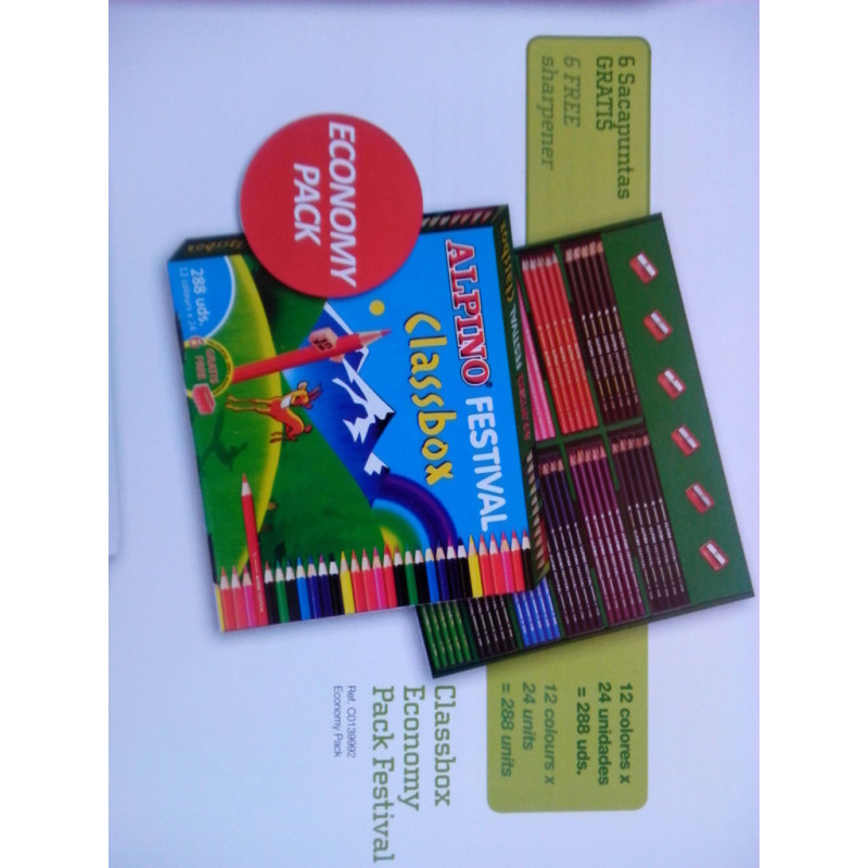LAPIZ ALPINO FESTIVAL CLASSBOX 12 COLORES C/288U