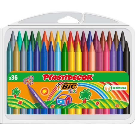CERAS PLASTIDECOR COLORES 36U. BIC 882337