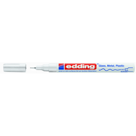 MARCD. EDDING 780 BLANCO 0,8MM TINTA OPACA